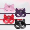 1pc Rivet Embellished Multi-color Leather Cat Ear Mask Is A Must-have Artifact For Trendsetters Going Out To Parties and Dances