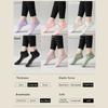 Women High Quality Pilates Socks Anti-Slip Breathable Backless Yoga Socks Ankle Ladies Ballet Dance Sports Socks for Fitness Gym