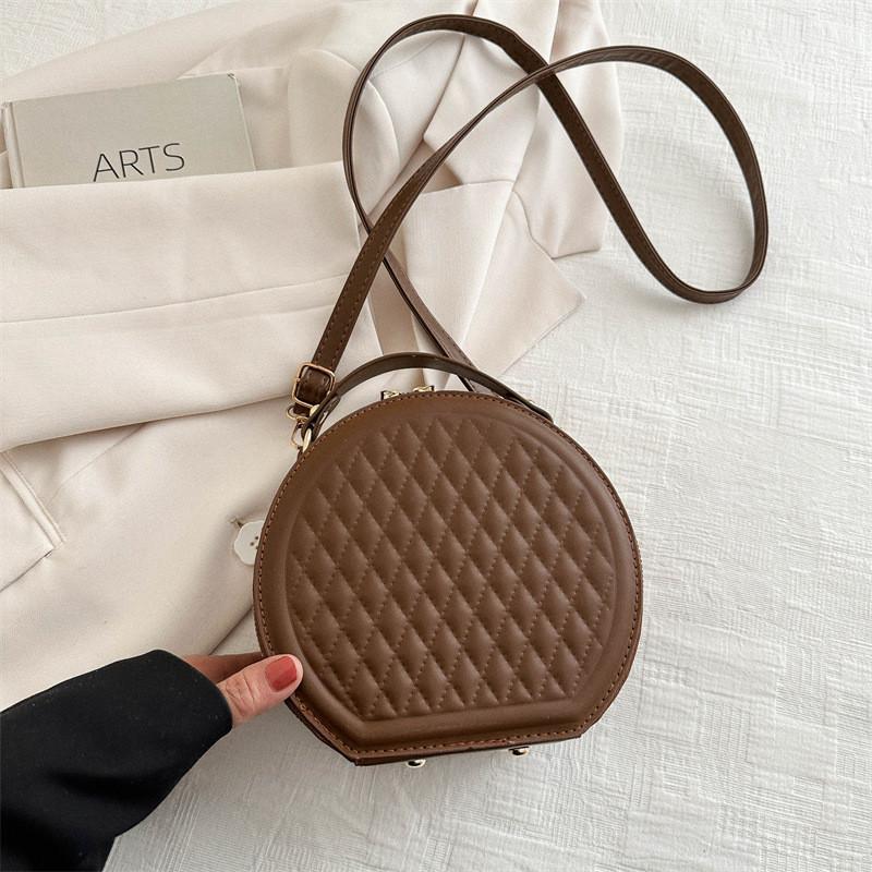 Trendy Street Style 2024 Round Crossbody Bag For Women In Fashionable Colors