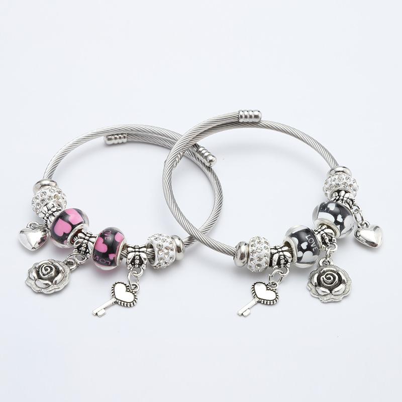 Adjustable Fashion Women's Steel Wire Bracelet Classic Design Popular Jewelry