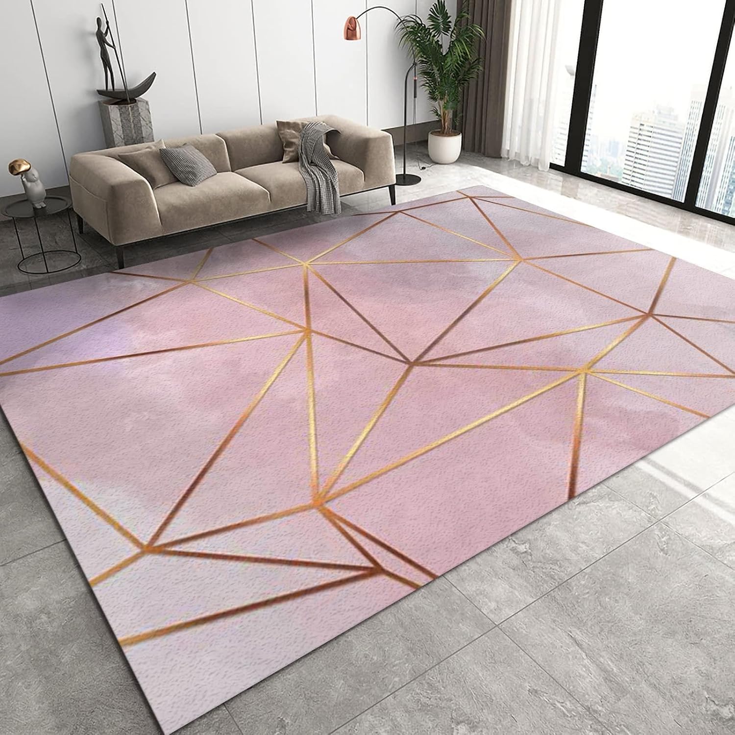 1PC Nordic Light Luxury Art Paklājs