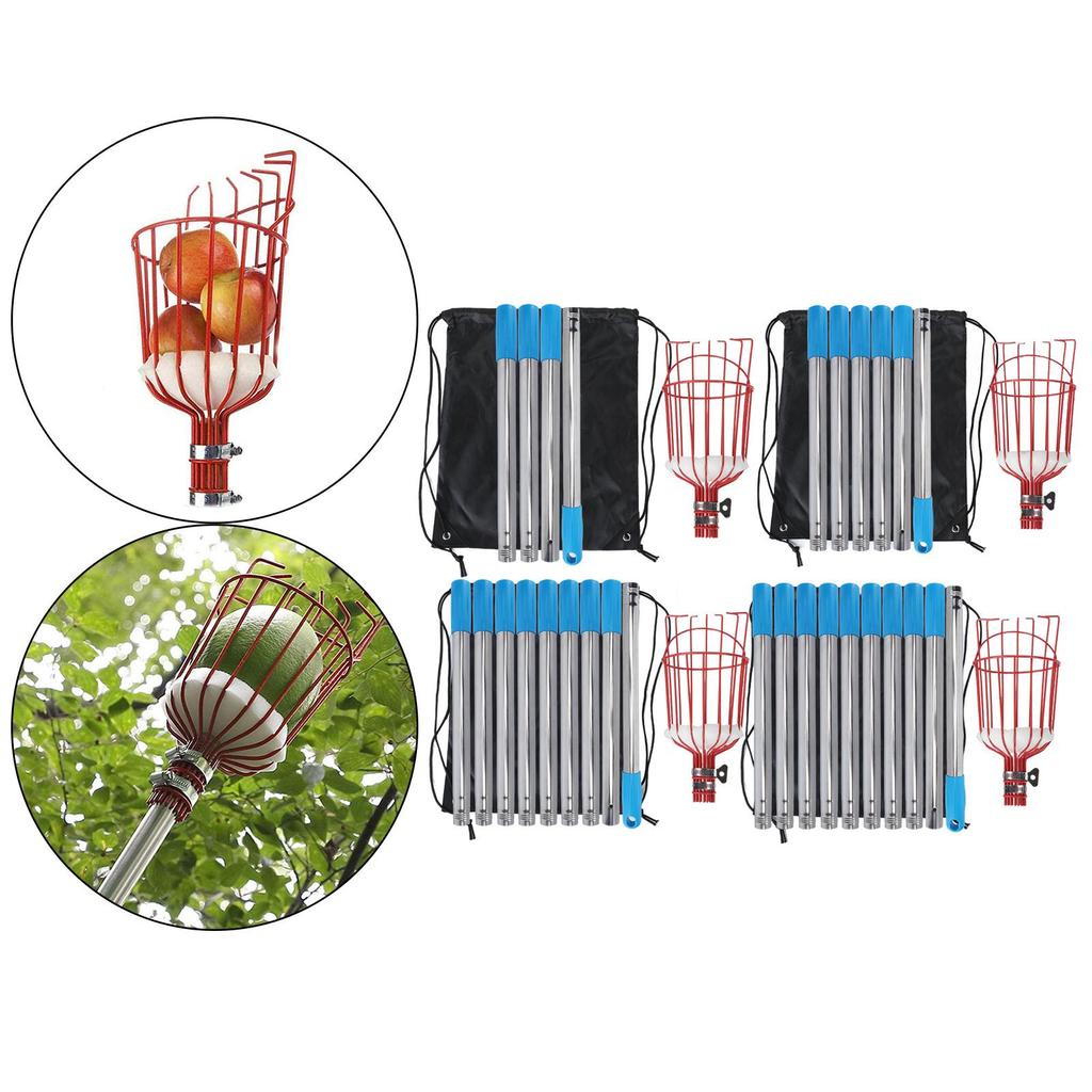 Detachable Fruit Picker for Geeting with Foam Pad Grabber Apples Pear Picking Farm