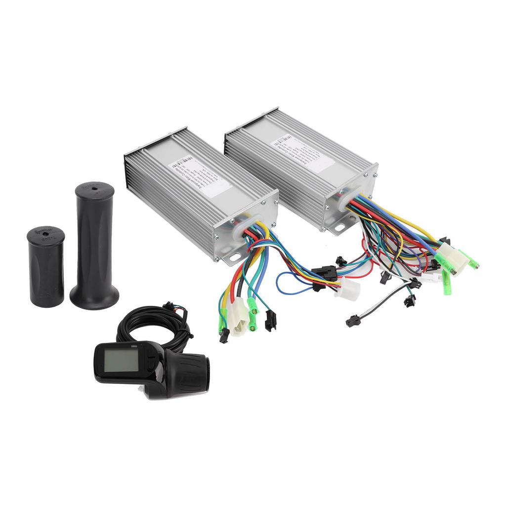 Dualantrieb 36 48V 500W Elektroroller Fahrrad Motor Controller 886 Halbgasgriff LCD-Anzeige