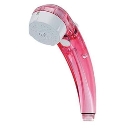 Kakudai Low Water Pressure Massage Stop Shower Clear Red 356-720-CR