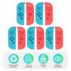 5 Sets Silicone Gamepad Cover Strong Protection Game Machine Accessory for NS SwitchRed Blue