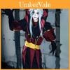 O Fantasia Cosplay Pierrot do Circo dos Horrores Com Máscara Para Halloween e Festas Temáticas
