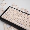 Die Voynich-Manuskript-Tastenkappe 135 Tasten PBT Benutzerdefinierte Personalisierte Tastenkappe Cherry Profil Gaming-Tastenkappe für Mechanische Tastatur