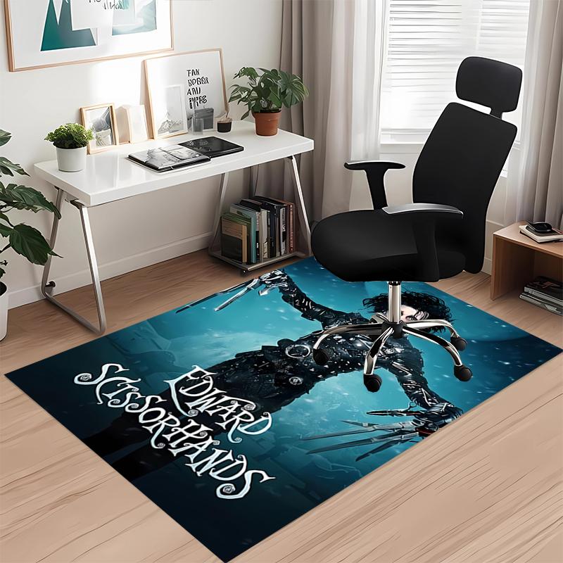 Halloween horror Printed Carpet, for Office Chair Living Room Bedroom Kitchen Room Decor Gifts.