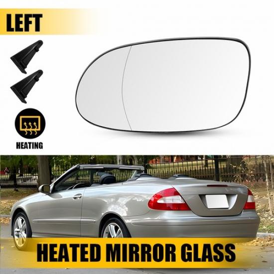 Heated Mirror Glass For 2003-2005 Mercedes Benz CLK320 Heated Driver Side LH