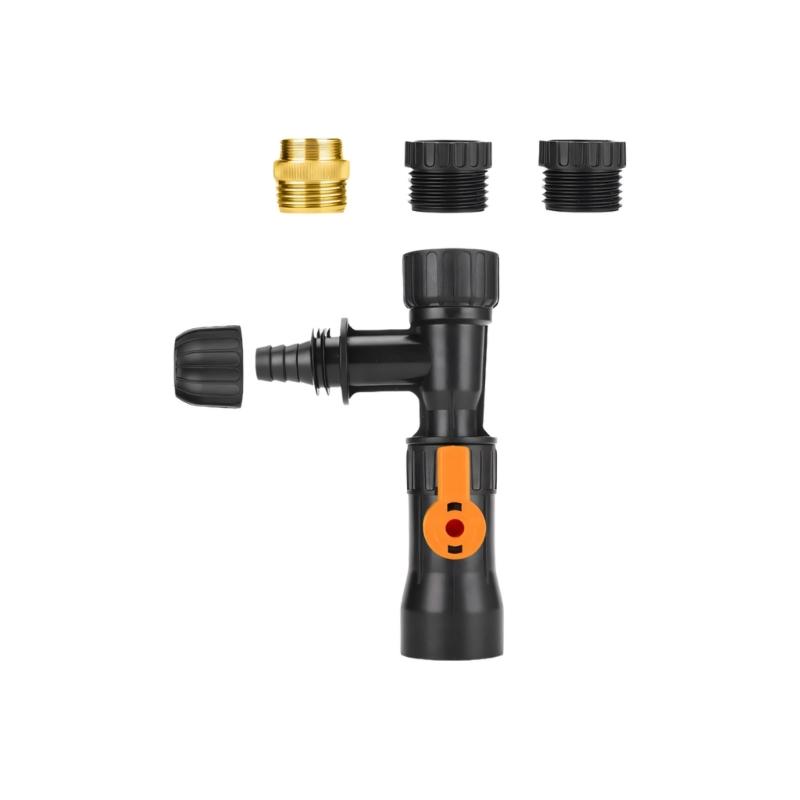 Handheld Water Change Cleaner for Home Fish Use, Faucet Link Tool with Connector Parts for Routine Debris Removal