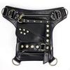 Waist Bag with Belt Steampunk Leg Strap Biker Themed Fanny Pack for Bikers,