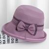 Elegant Bow Bucket Hat for Women Breathable Casual Spring Summer Sun Hat Female Lady Mother's Gift Fashion Sunshade Accessory