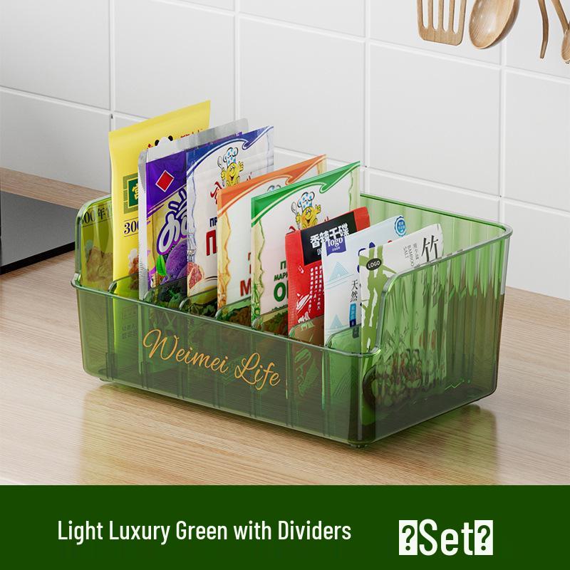Kitchen Spice Storage Box with Dispensing Jars