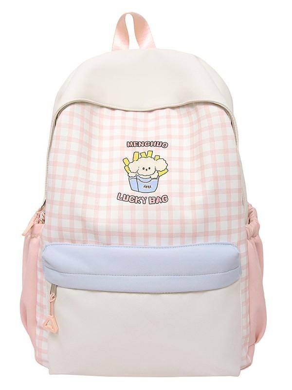 Girl Backpack With Water Resistant Fabric For School And College Use