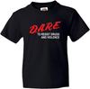 T-shirt Graphique Unisexe D.A.R.E. T-shirt de remise de diplôme classique Dare sous licence officielle