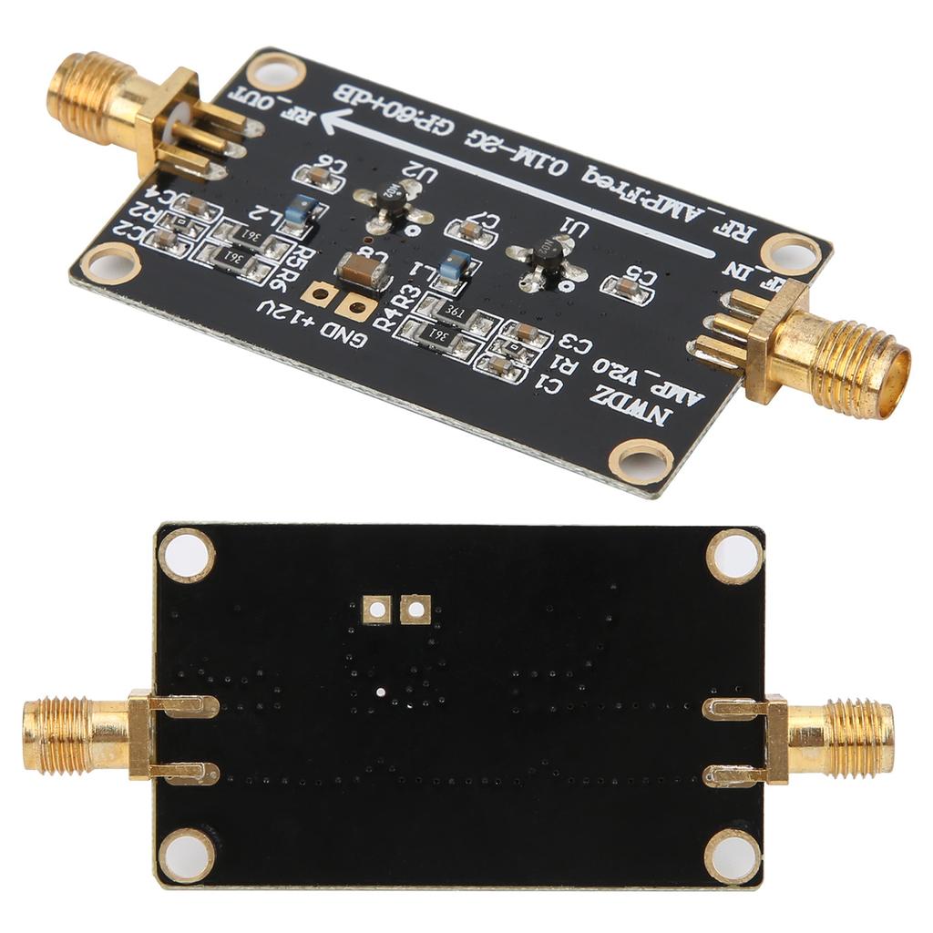 LNA 0.1M?2G HF Breitbandverstärker 60dB Hohe Verstärkung Rauscharmes Verstärkungsmodul Zubehör