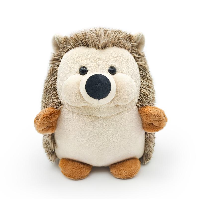 18CM Simulation Cartoon Hedgehog Plush Toy Soft Forest Animal Toy Children s Room Decoration Ornament Gift For Friends 18cm серый