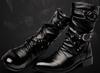 Formanism Casual Engineer Rider Studded Men's Boots (Black, Size 42 (26cm))