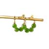 Hetian Jade & Sterling Silver Earrings - New Chinese Style Green Jade Studs for Autumn/Winter