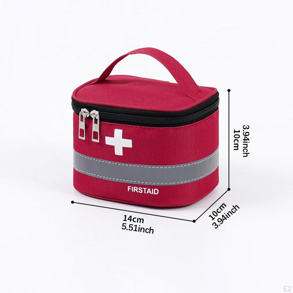 First Aid Bag Emergency Storage Pouch Portable Professional with Handle Organizer Medical for