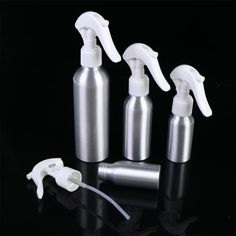 1Pcs 30-500Ml Aluminum Bottle Empty Spray Bottles Pump Sprayer Fine Mist Spray Refillable Bottles Water Spray Bottle Sprinkler