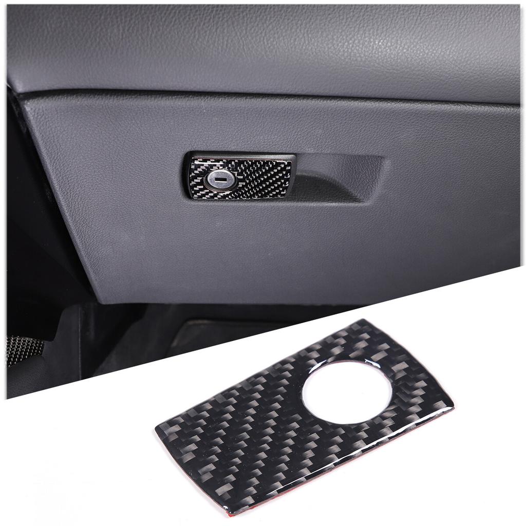Carbon Fiber Interior Glove Box Button Cover Trim For Toyot-a Supra A90 -24