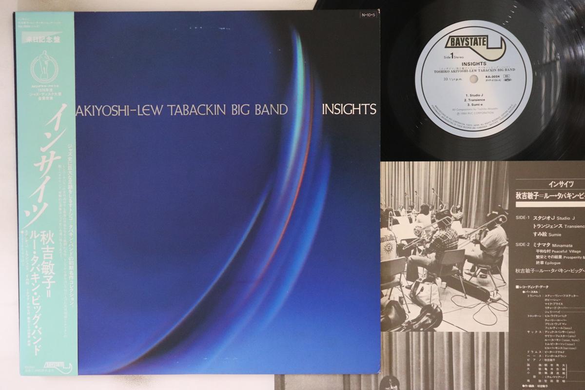 

LP Record TOSHIKO AKIYOSHI - Insights RJL3024 BAYSTATE 1984 Japan Obi Jazz Used
