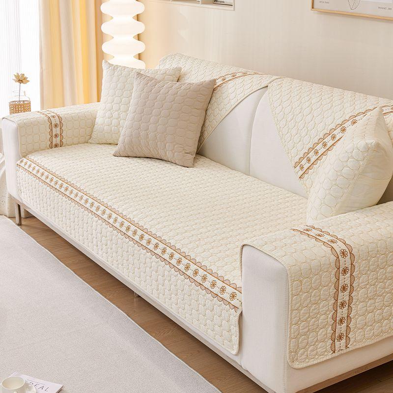 Sofa Cushion, Universal In All Seasons, Non-slip Seat Cushion, Fabric Leather, Sofa Cover Cover, Cloth Towel
