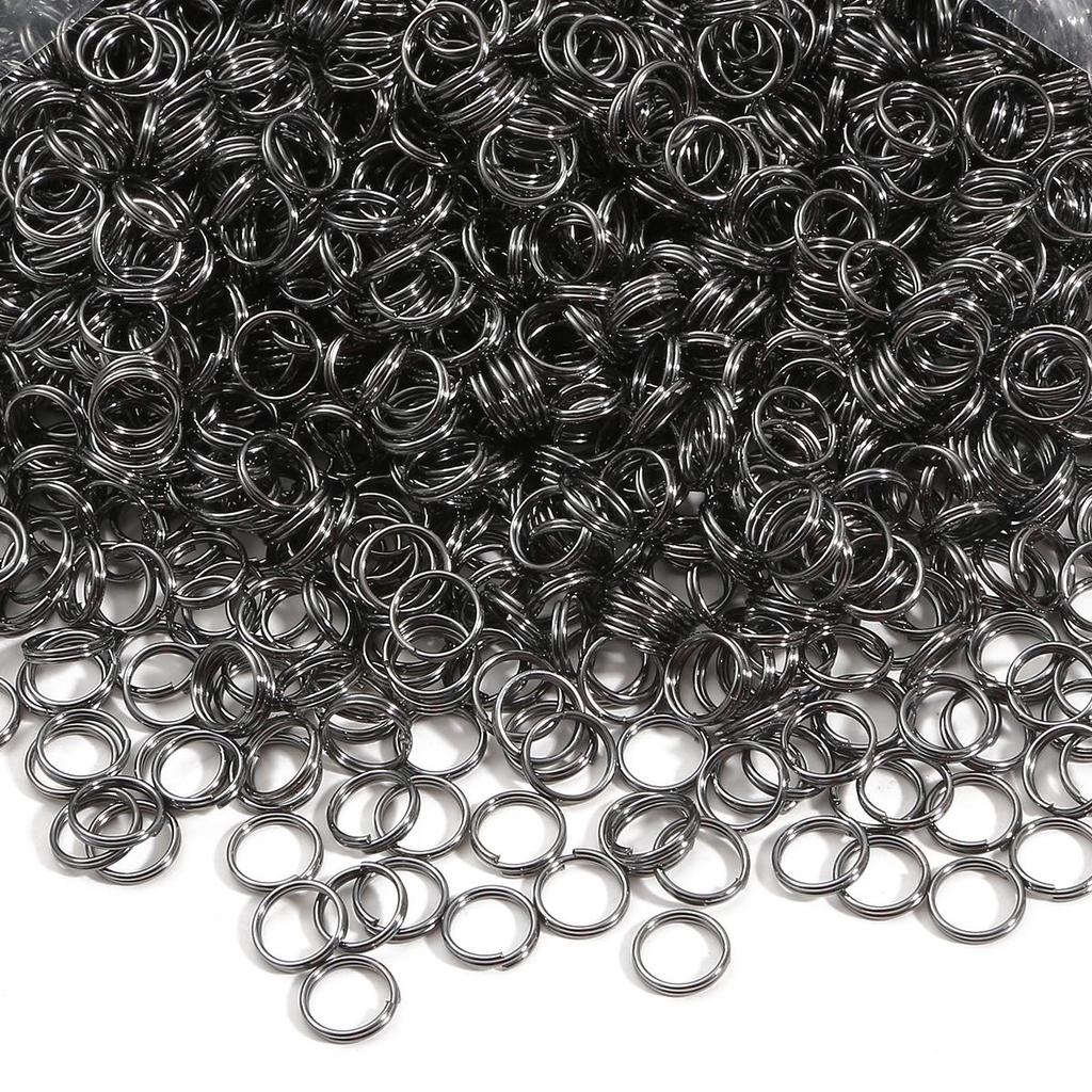 200-500Pcs Iron Double Ring Jump Ring For DIY Necklace Bracelet Jewelry Making Craft Accessories