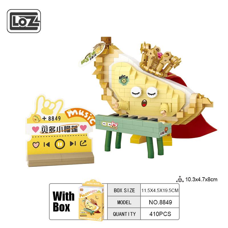 

LOZ Fruit Party DIY Декоративні блоки Домашня прикраса Модель Будівельні блоки Іграшки Збірна іграшка Різдвяний подарунок для дітей