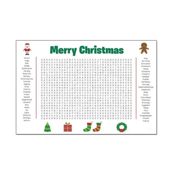 

Плакат-размер Поиск слов День Благодарения Рождество Поиск слов Плакат Гигантский 36 X22 Настенная игра для семейного праздника A