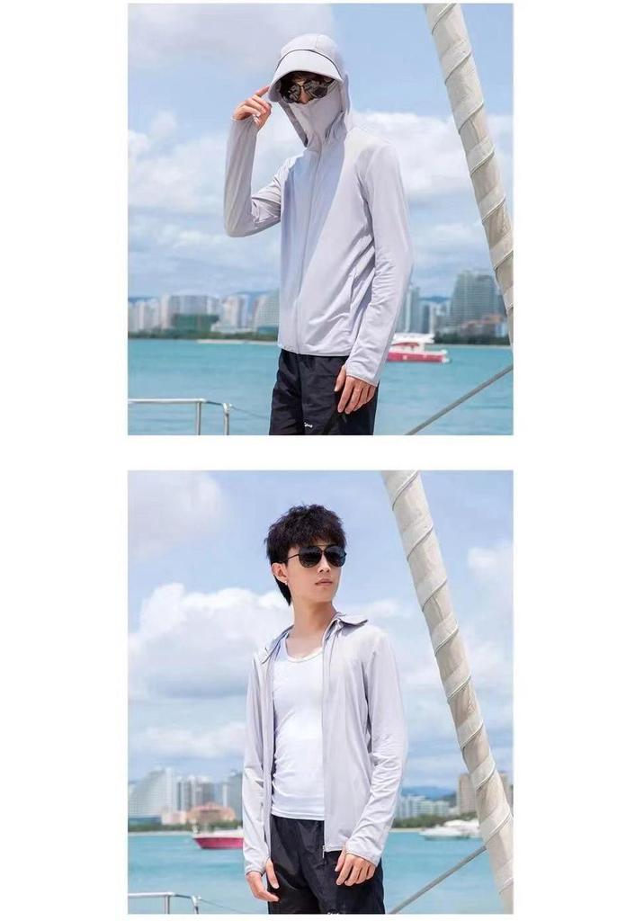 Men's Ultra-thin Ice Silk Fishing Jacket - Breathable, Anti-UV, Sun Protection for Summer Outdoors (2025 New)