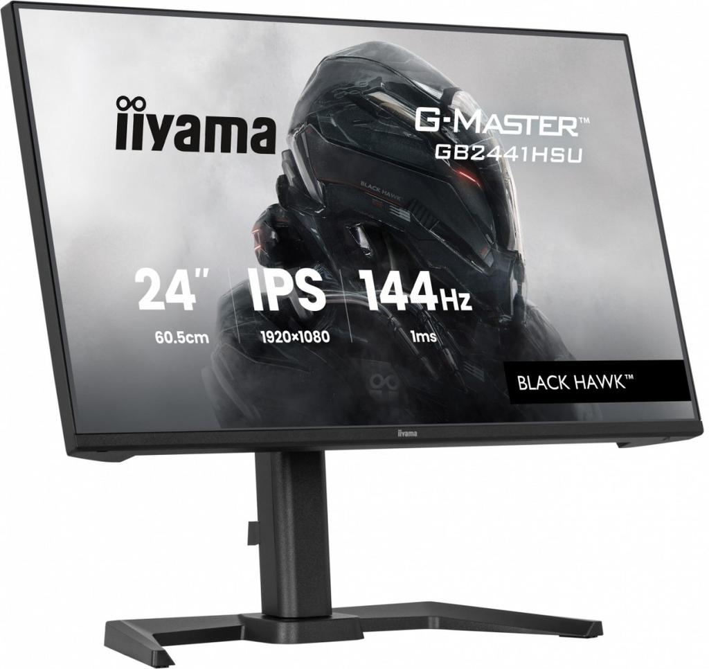 Monitor 23.8 inches GB2441HSU-B1 IPS,FHD,144Hz,1ms,2xUSB,350cd,HDMI,DP,HAS (150) PIVOT