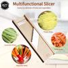 NEW Vegetables Cutter Stainless Steel Blade Manual Chopper Potato Cucumber Carrot Slicer Grater Corrugated Slicer Kitchen Gadget