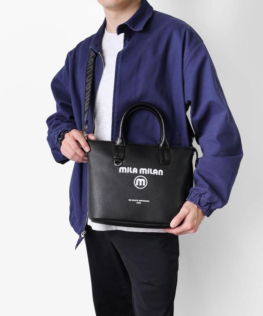 mila milan Pupurie Tote Bag [Mila Milan] Men's Shoulder/Mini No.248511 (Black)