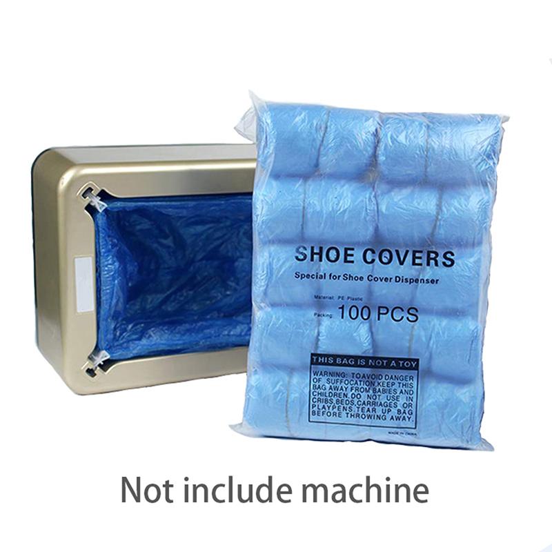 100 Piezas Cubrezapatos con Hebilla en Forma de T y Forma de G Para Dispensadores Automáticos de Cubrezapatos
