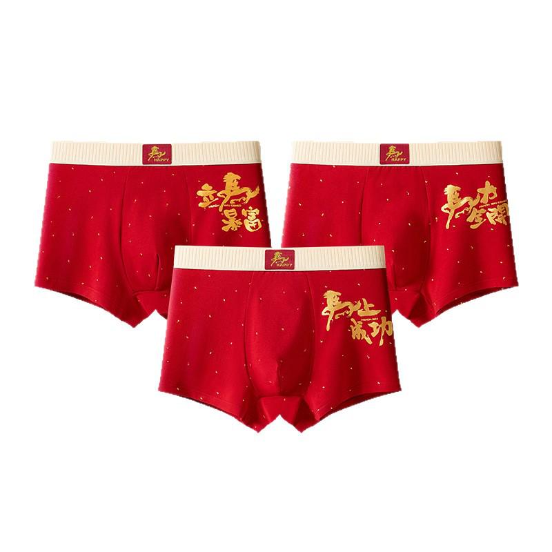 Boys' Full Cotton Underwear (Ages 15-18) - Pure Cotton Crotch for Autumn/Winter