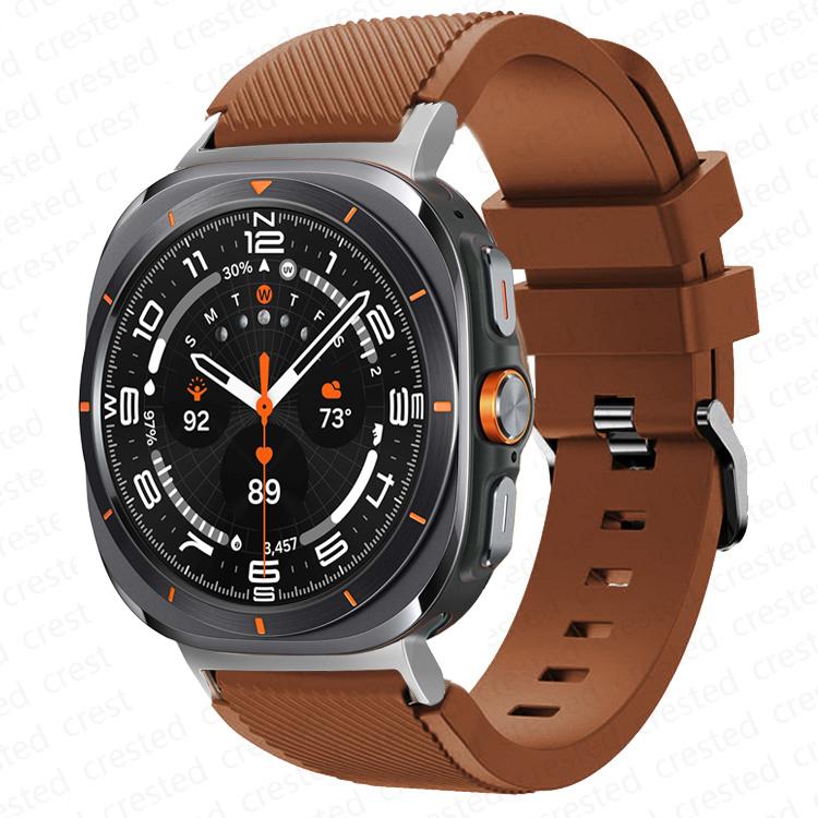 

Classic Sport Silicone For Samsung Galaxy watch 7 ultra Strap 47mm Accessories belt correa Bracelet galaxy watch 7 FE band 40mm 44mm 44 galaxy watch FE 40mm