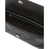 Daks Black Argyle Pattern Leather Flap Shoulder Bag Dcba6e431bk