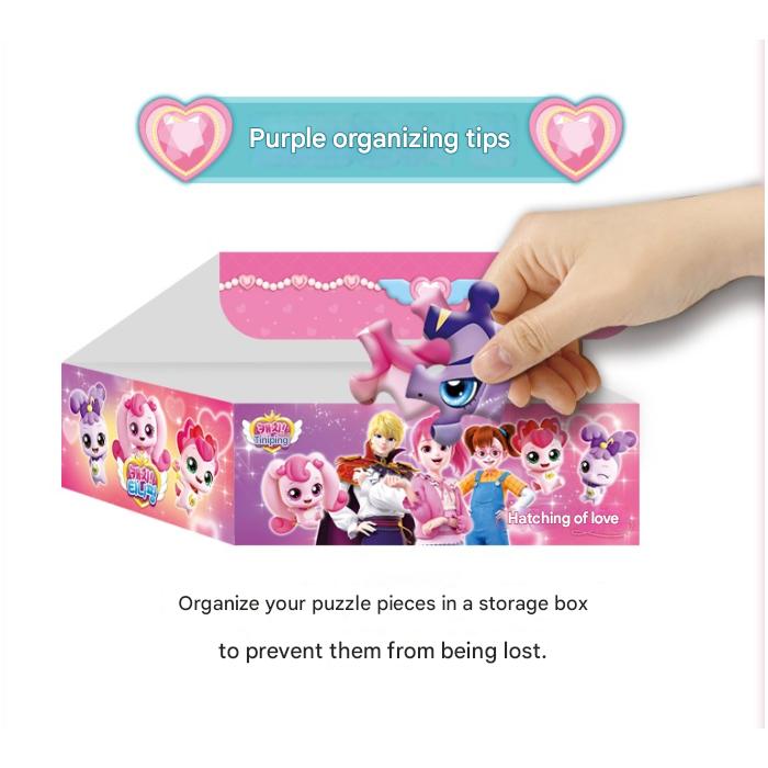 Catch! Teenieping – Love HeartPing IQ Puzzle 104pcs