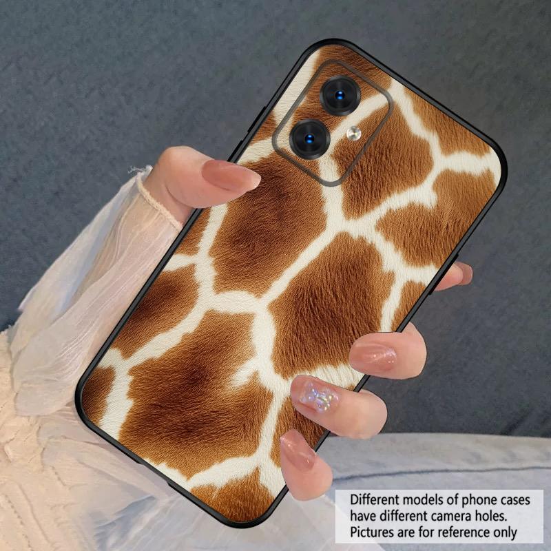 Tiger Skin Pattern For Motorola Moto G 04 05 14 15 24 34 35 54 55 75 84 85 Edge 40 50 Fusion 60 Fusion silicone soft phone case