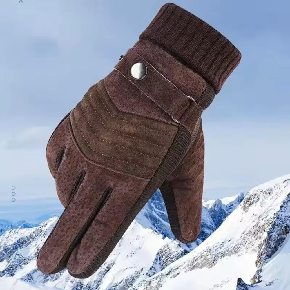 Windproof Warm Gloves Touch Screen Gloves Fashion Mittens Men