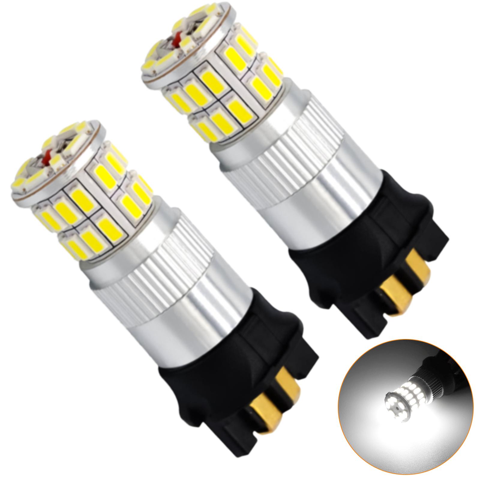 

2 шт. 12 В/24 Вт PW24W светодиодная лампа для A4 VW CC Golf MK7 BMW F30 3 серии Skoda Yeti дневные ходовые огни DRL 6000K ксенон белый