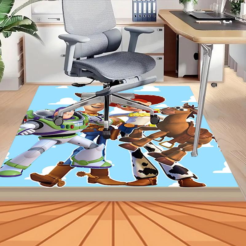 1pc Toy Story Adventure Carpet for Playroom Bedroom Living Room Sofa Home Decor,kids Game Area Rug Non-slip Floor Mat Y72946
