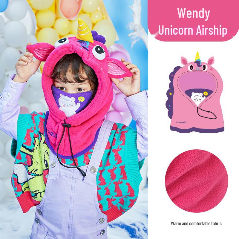 Lemonkid Kids  Winter Unicorn Integrated Hat