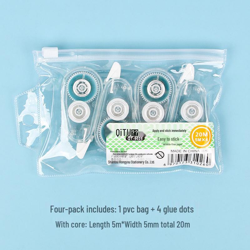 Student Handmade Point-Shaped Double-Sided High Viscosity Correction Tape for DIY Journals
