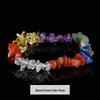 Jingdong Seven-Color Agate Chip Elastic Bracelet