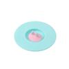 Cute Cat Ear Silicone Cup Lid Food Grade Dustproof Reusable Round Mug Cover for Outdoor Travel Camping Coffee Drink Cups