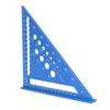 7 Inch Triangle Ruler Metric Rafter Square 90 Degree Hole Ruler Protractor Aluminum Alloy