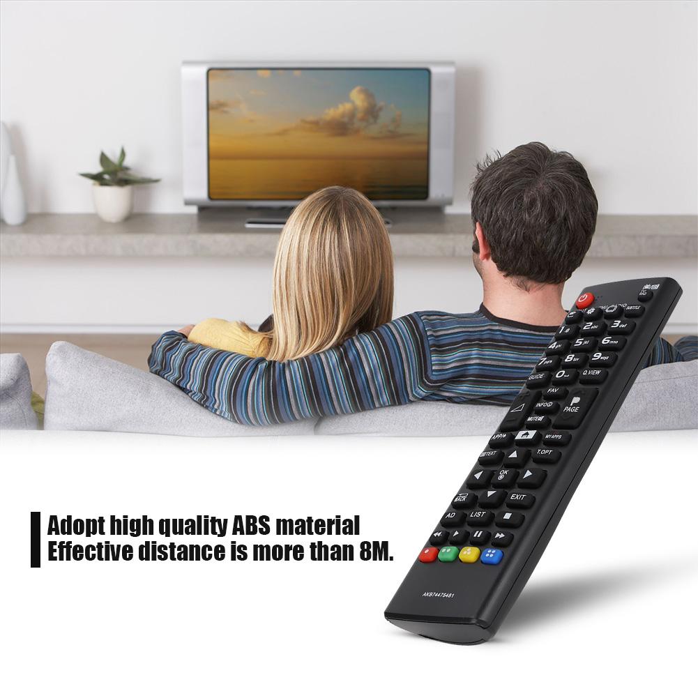 ABS Material Shell TV Television Remote Control for LG AKB74475481 Powered by Battery
